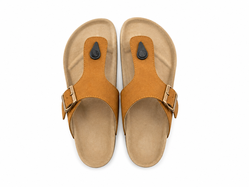 Men’s Toe Ring Sandals | Vegan Leather – Tan