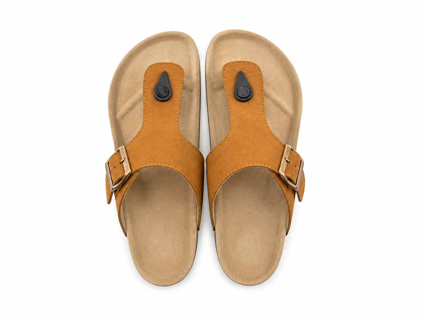 Men’s Toe Ring Sandals | Vegan Leather – Tan