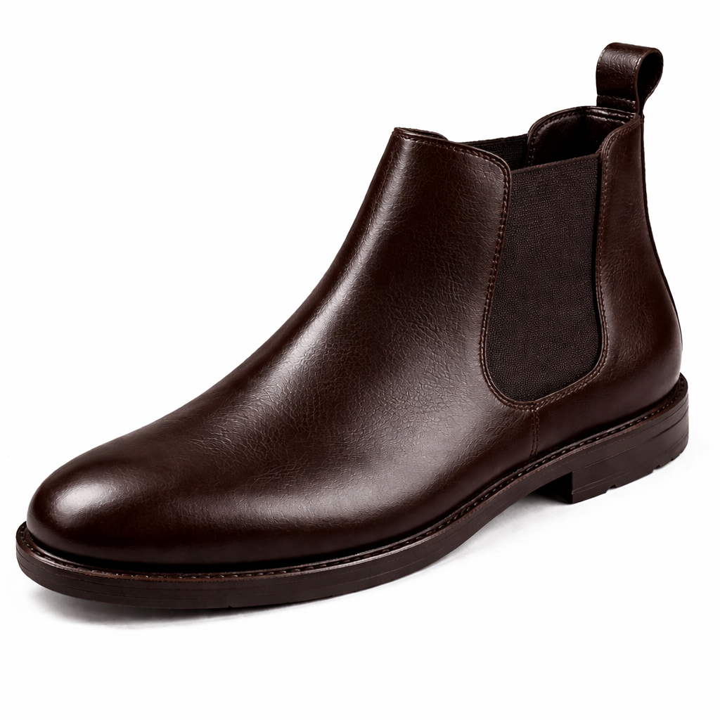 Men’s Chelsea Boots | Vegan Leather (Mild Leather Look) - Brown