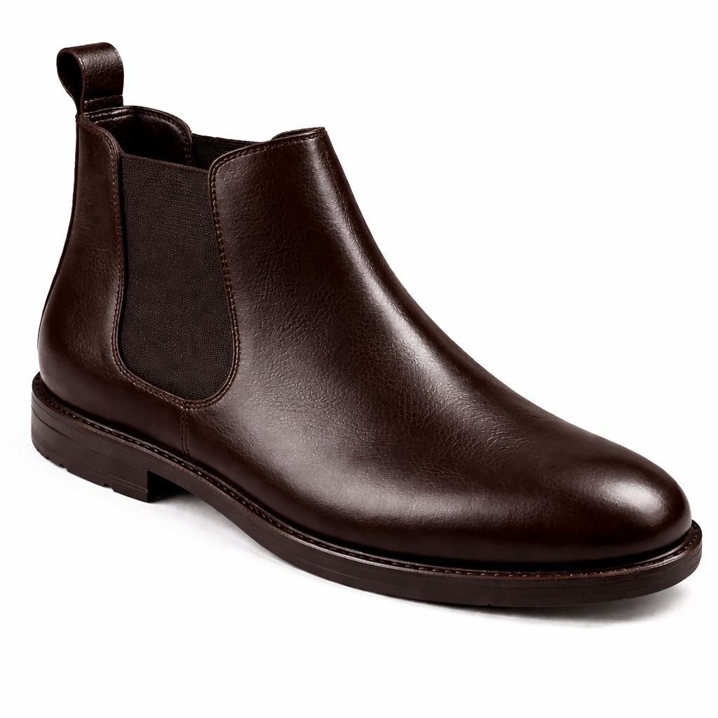 Men’s Chelsea Boots | Vegan Leather (Mild Leather Look) - Brown