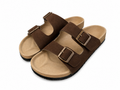 Men’s Double Strap Sandals | Vegan Leather – Brown