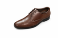 Men’s Semi Brogue Derby Shoe | Crust Leather - Brown