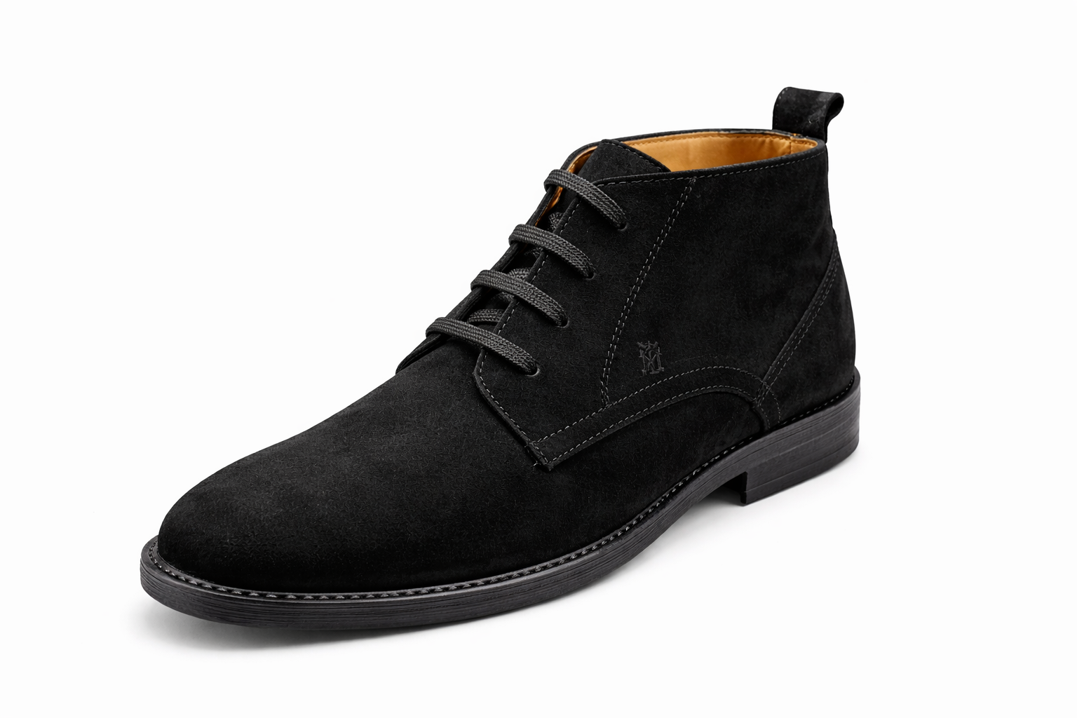 Men’s Chukka Boots | Suede Leather - Black