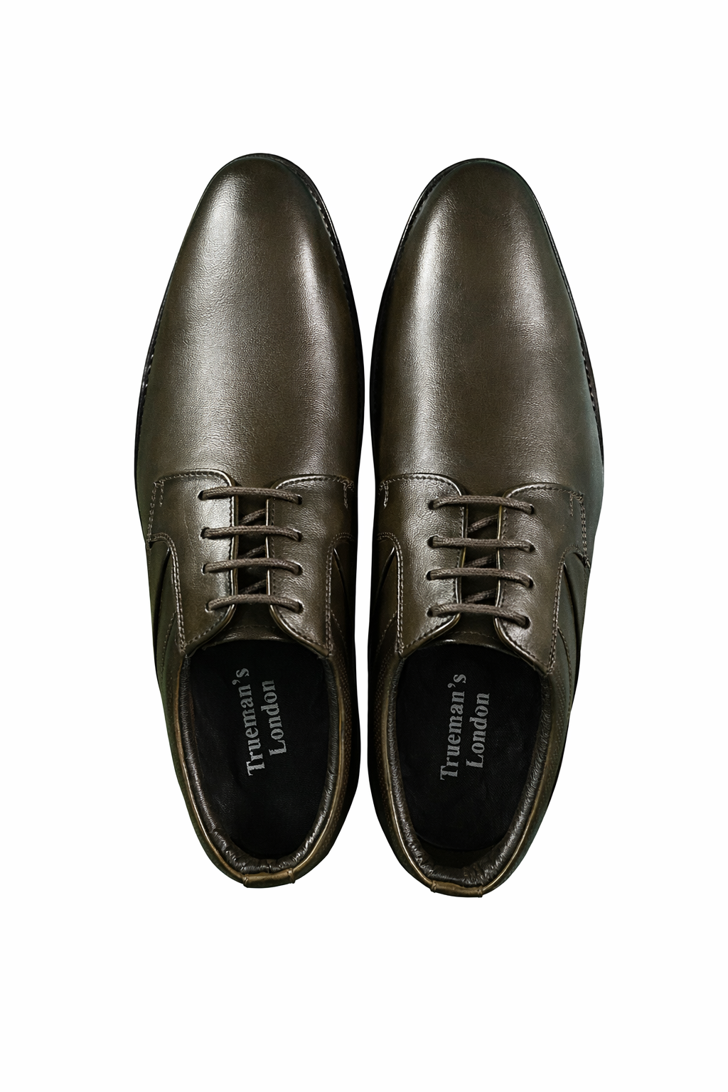 Men’s Saddle Derby Shoes | Crust Leather - Brown