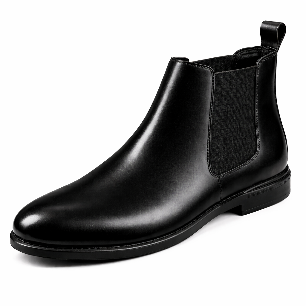Men’s Chelsea Boots | Vegan Leather - Black