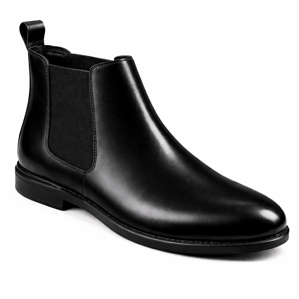 Men’s Chelsea Boots | Vegan Leather - Black