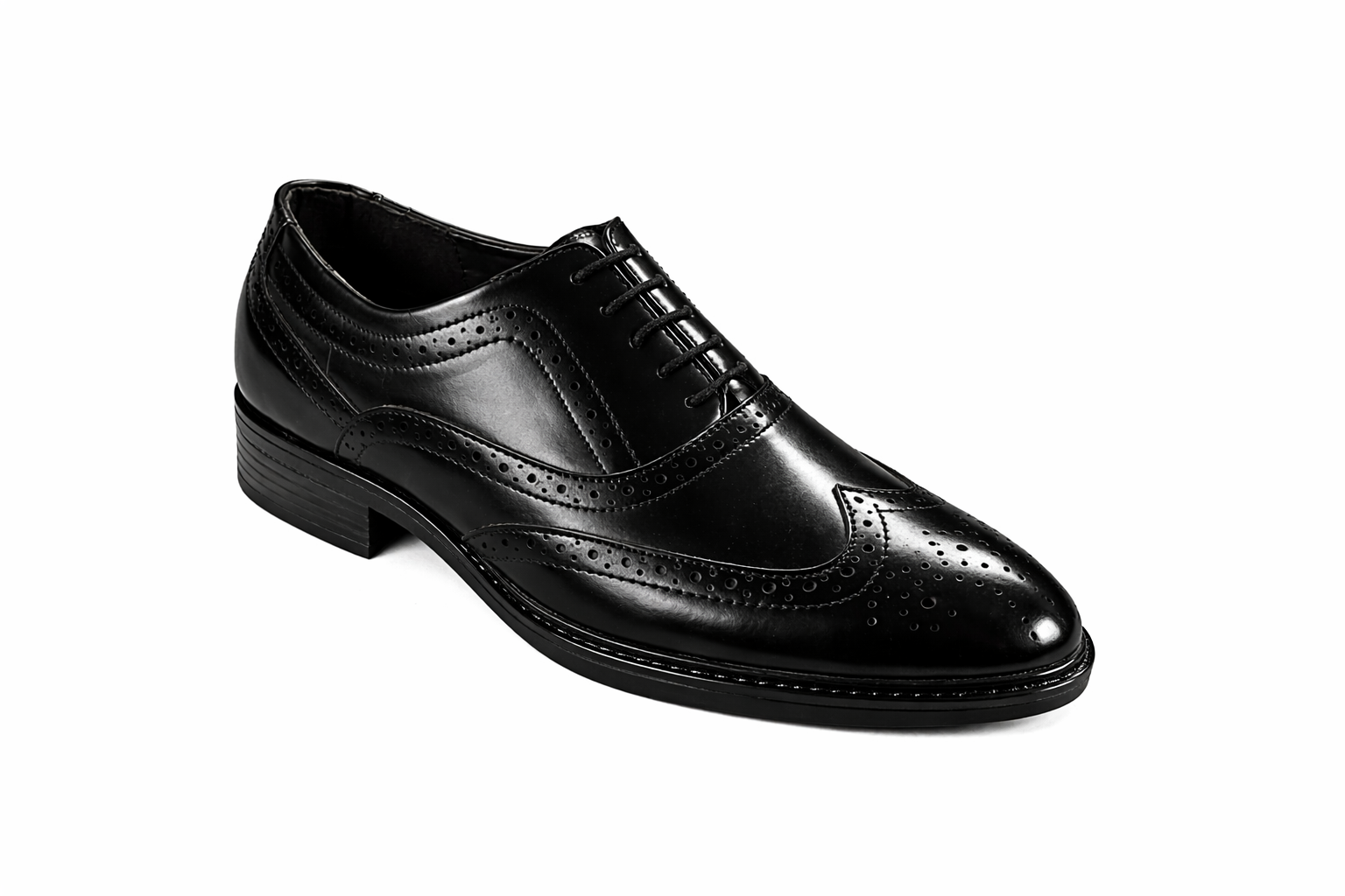 Men’s Classic Brogue Shoes | Vegan Leather