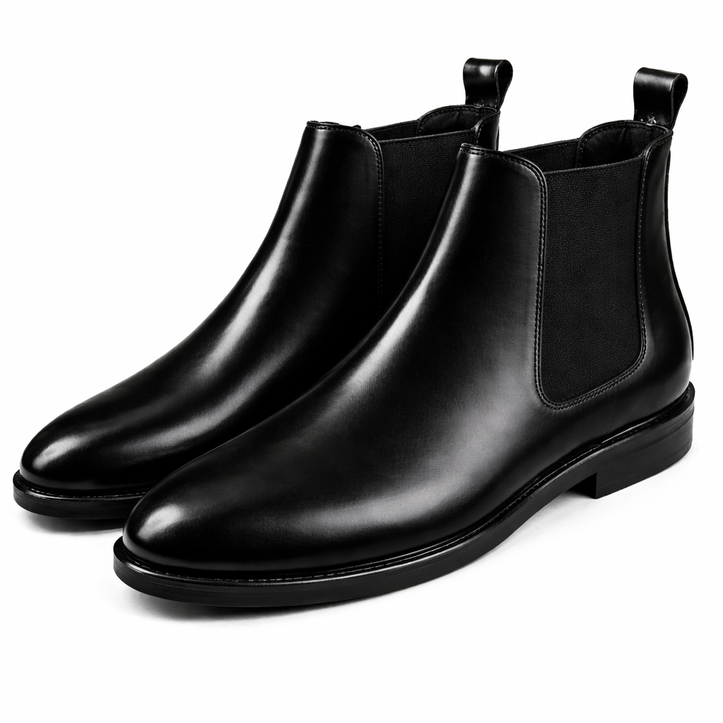 Men’s Chelsea Boots | Vegan Leather - Black