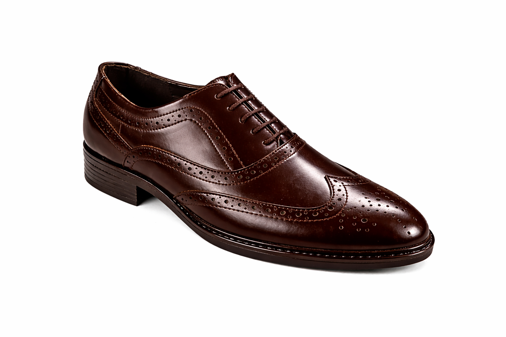 Men’s Classic Brogue Shoes | Vegan Leather