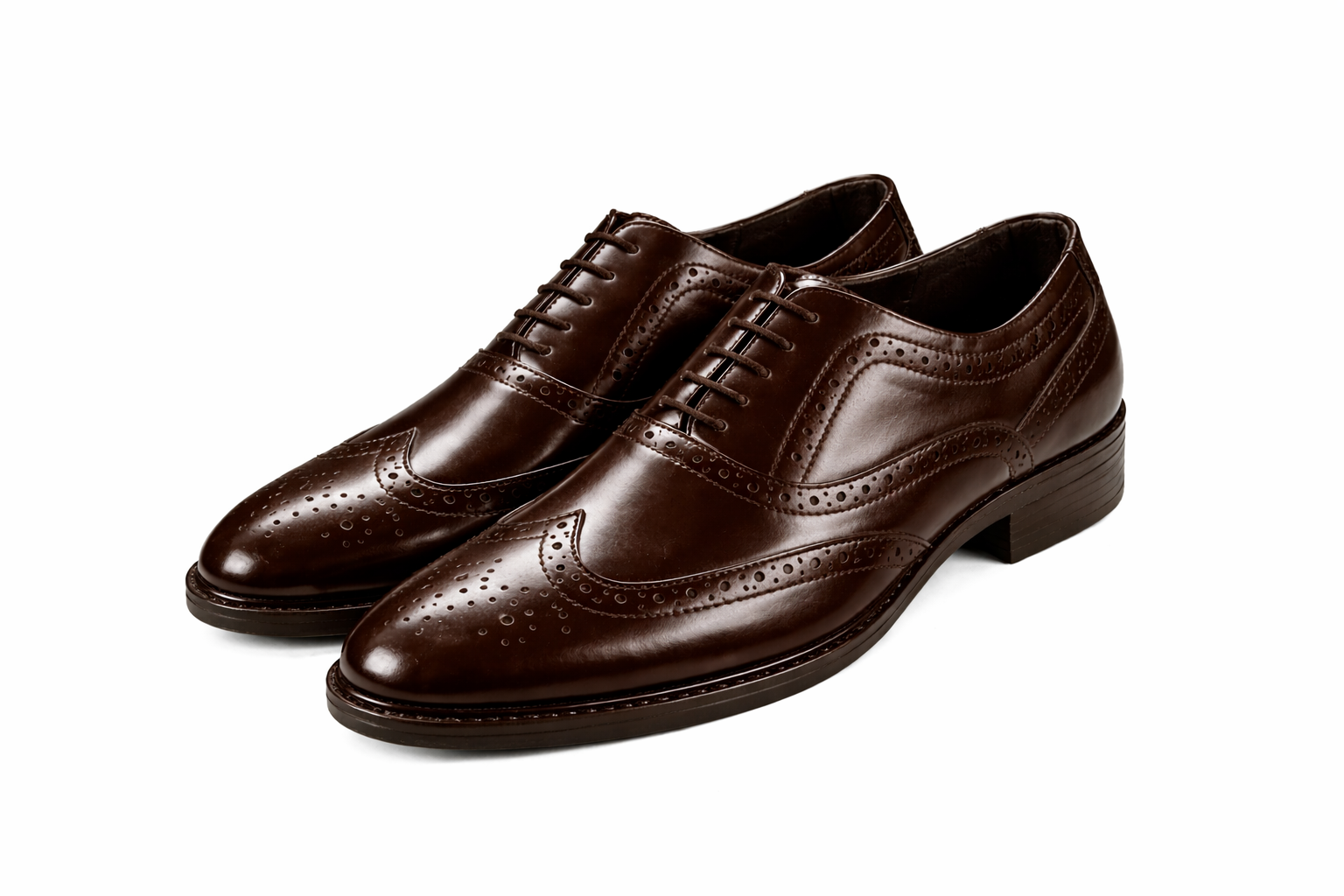 Men’s Classic Brogue Shoes | Vegan Leather