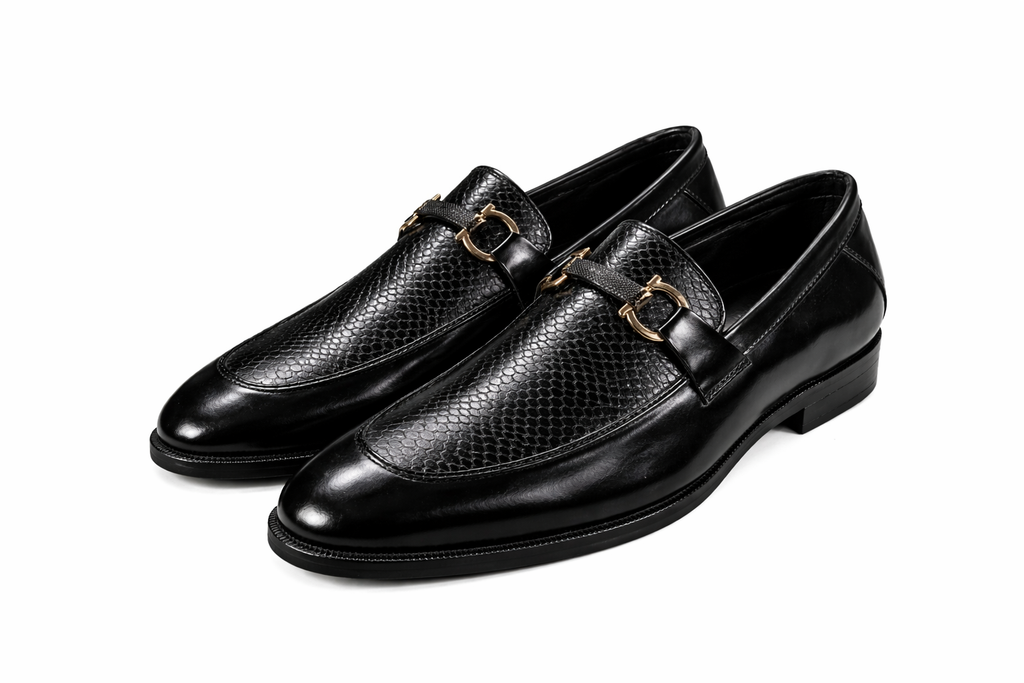 Men’s Bit Loafers | Vegan Leather - Black