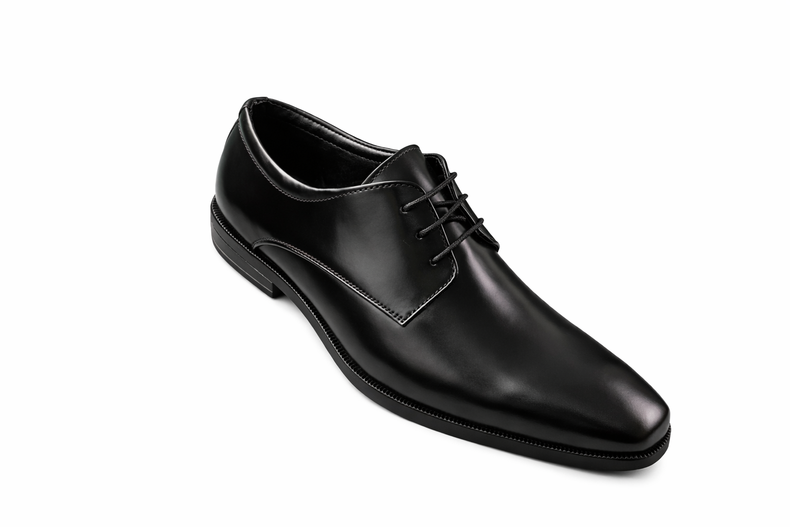 Men’s T-Toe Derby Shoes | Vegan Leather