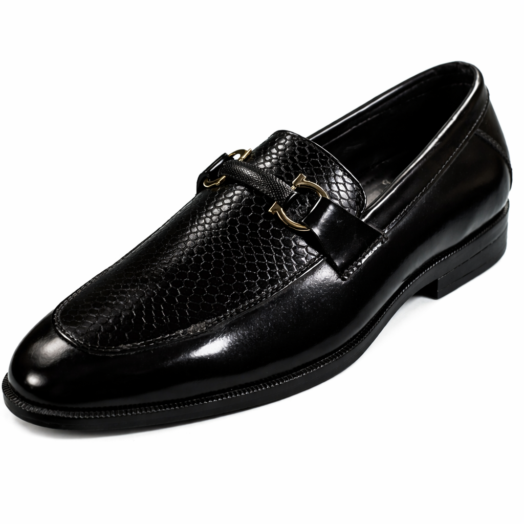 Men’s Bit Loafers | Vegan Leather - Black