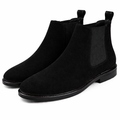 Men’s Chelsea Boots | Suede Leather - Black