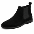 Men’s Chelsea Boots | Vegan Leather (Suede Look) - Black