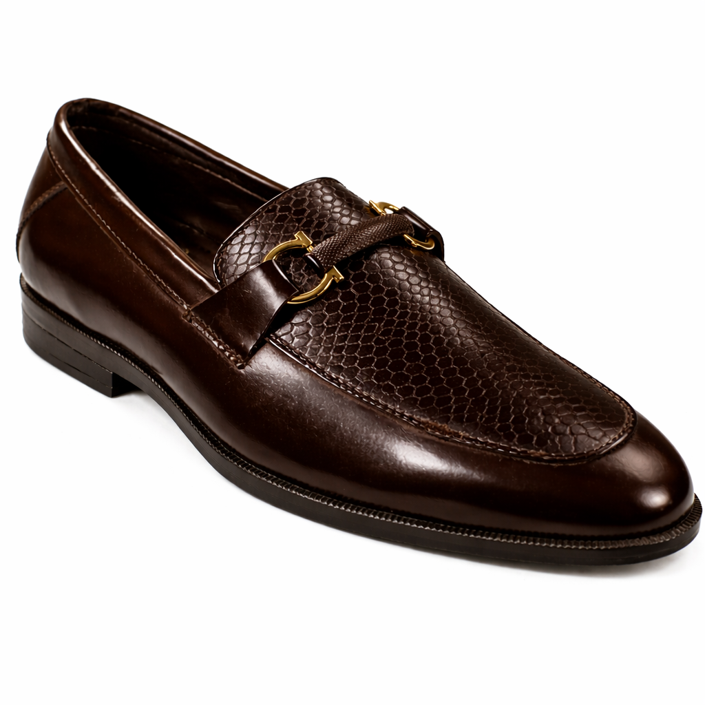 Men’s Bit Loafers | Vegan Leather - Brown