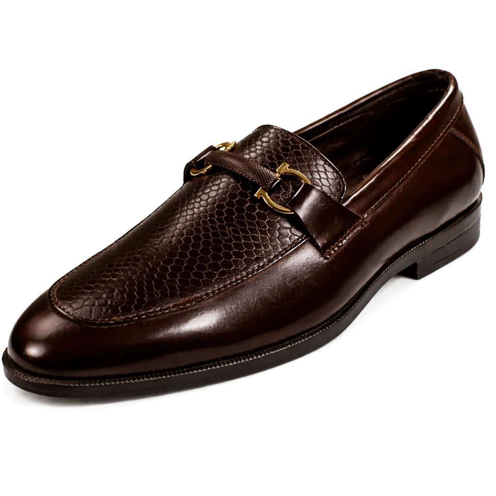 Men’s Bit Loafers | Vegan Leather - Brown