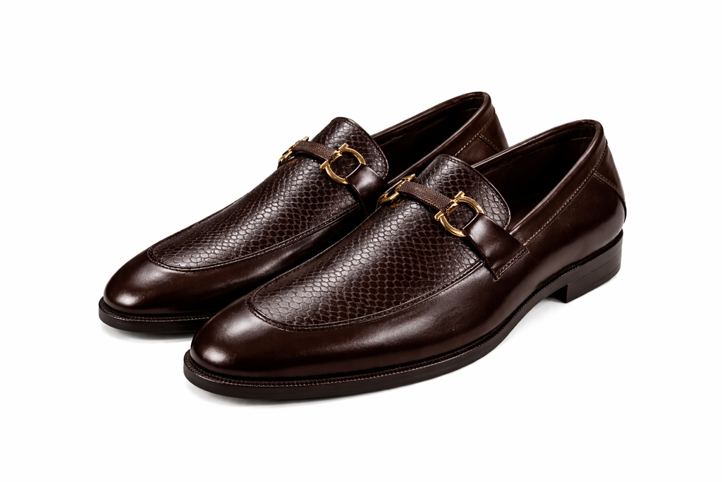 Men’s Bit Loafers | Vegan Leather - Brown