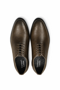 Wholecut Oxford Shoes | Crust Leather - Brown