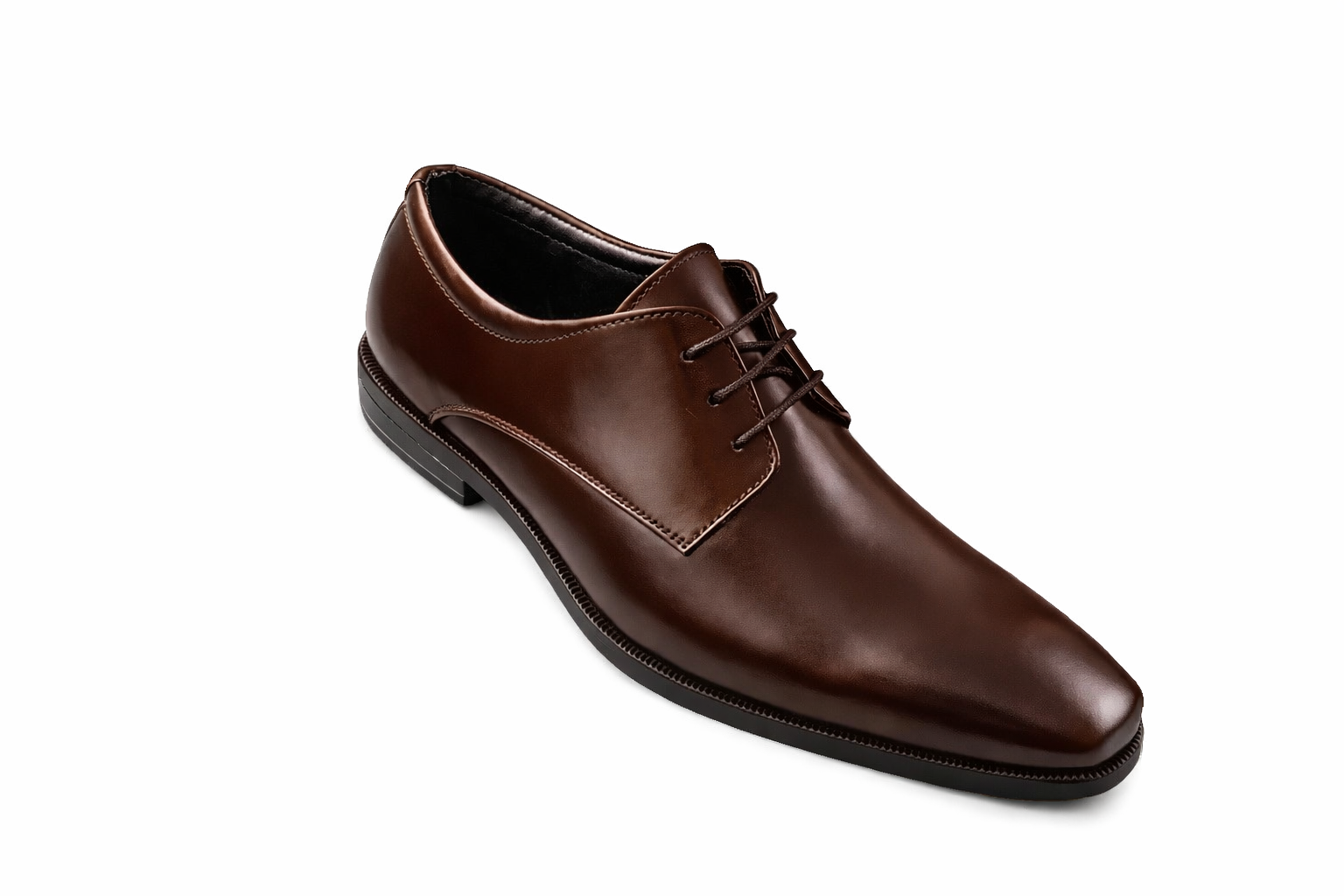Men’s T-Toe Derby Shoes | Crust Leather