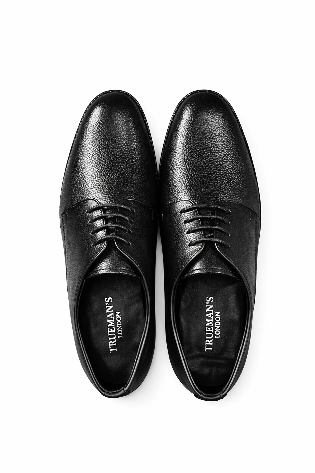 Men’s Plain Derby Shoes | Mild Leather - Black