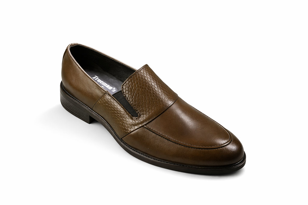 Men’s Apron Toe Loafers | Crust Leather