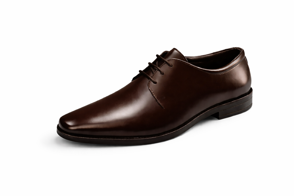 Men’s T-Toe Derby Shoes | Vegan Leather