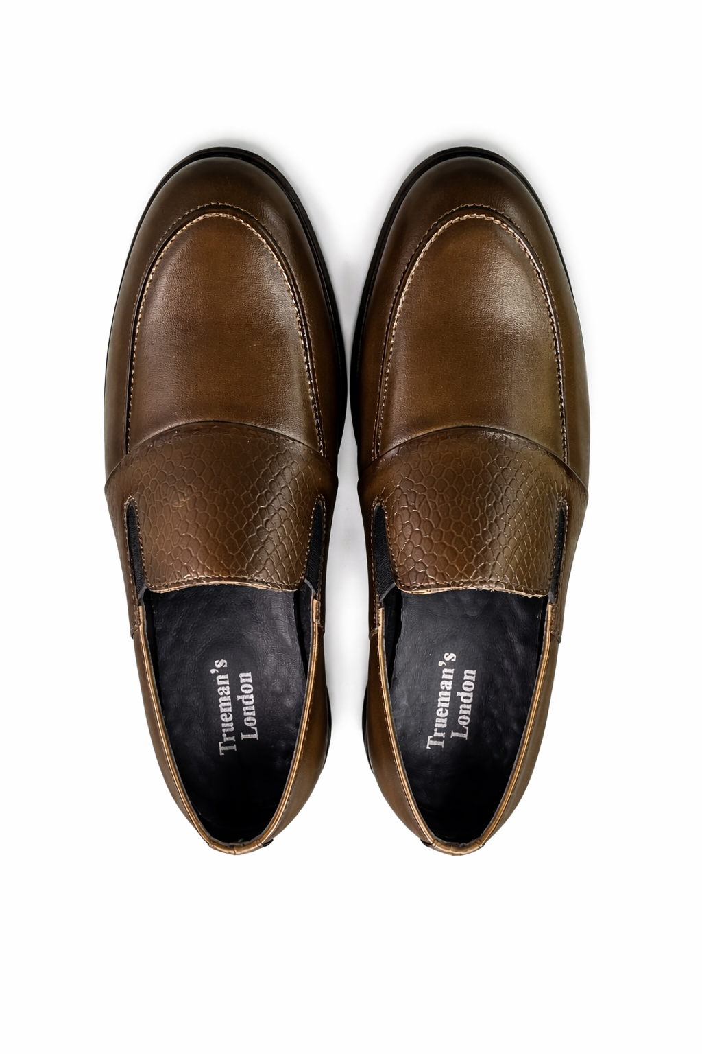 Men’s Apron Toe Loafers | Crust Leather