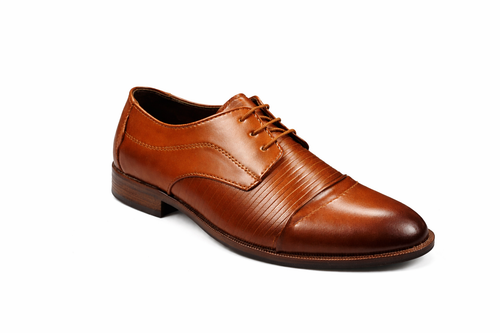 Men’s Cap Toe Derby Shoes | Vegan Leather