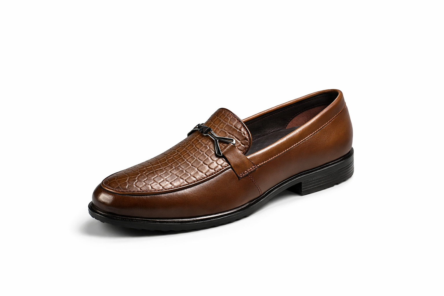 Sterling Crust Leather Loafers – Brown - Image 2