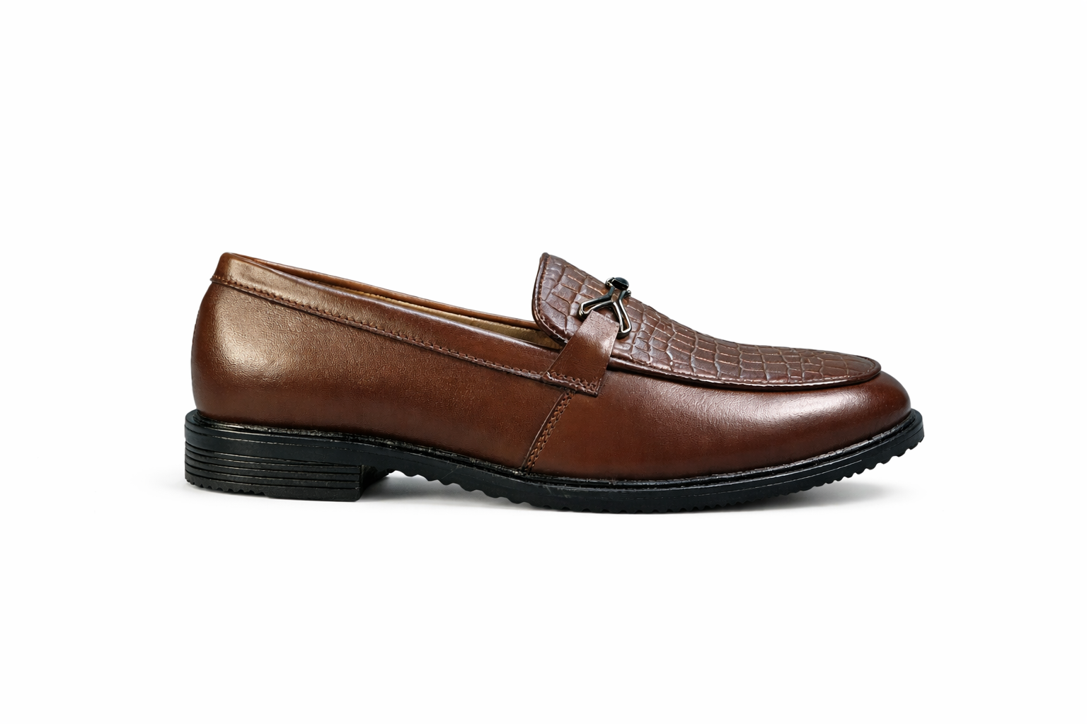Sterling Crust Leather Loafers – Brown - Image 3