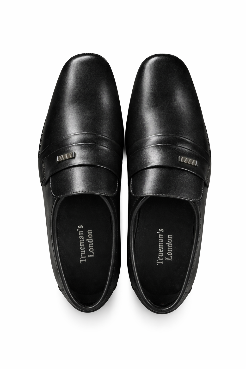 Preston T-Toe Crust Leather Derby Shoes – Black - Image 5