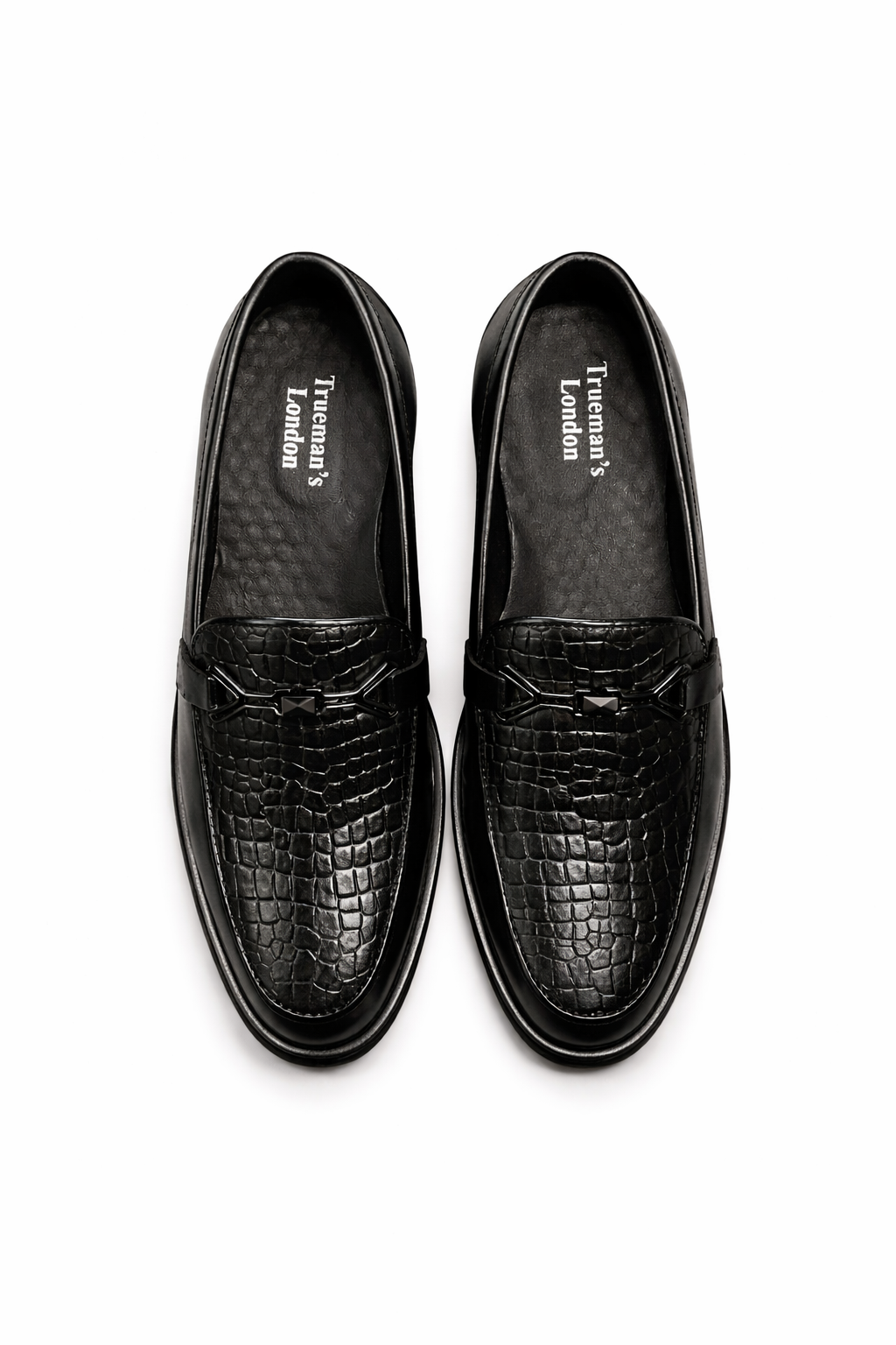 Sterling Crust Leather Loafers – Black - Image 4