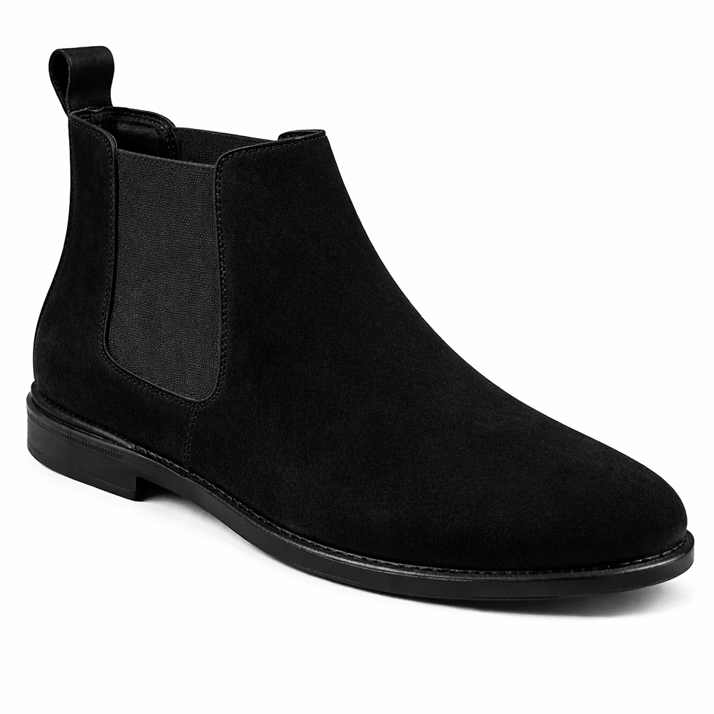 Alder Suede Chelsea Boots – Black - Image 3