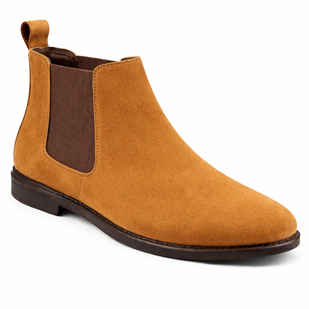 Alder Suede Chelsea Boots – Tan - Image 3