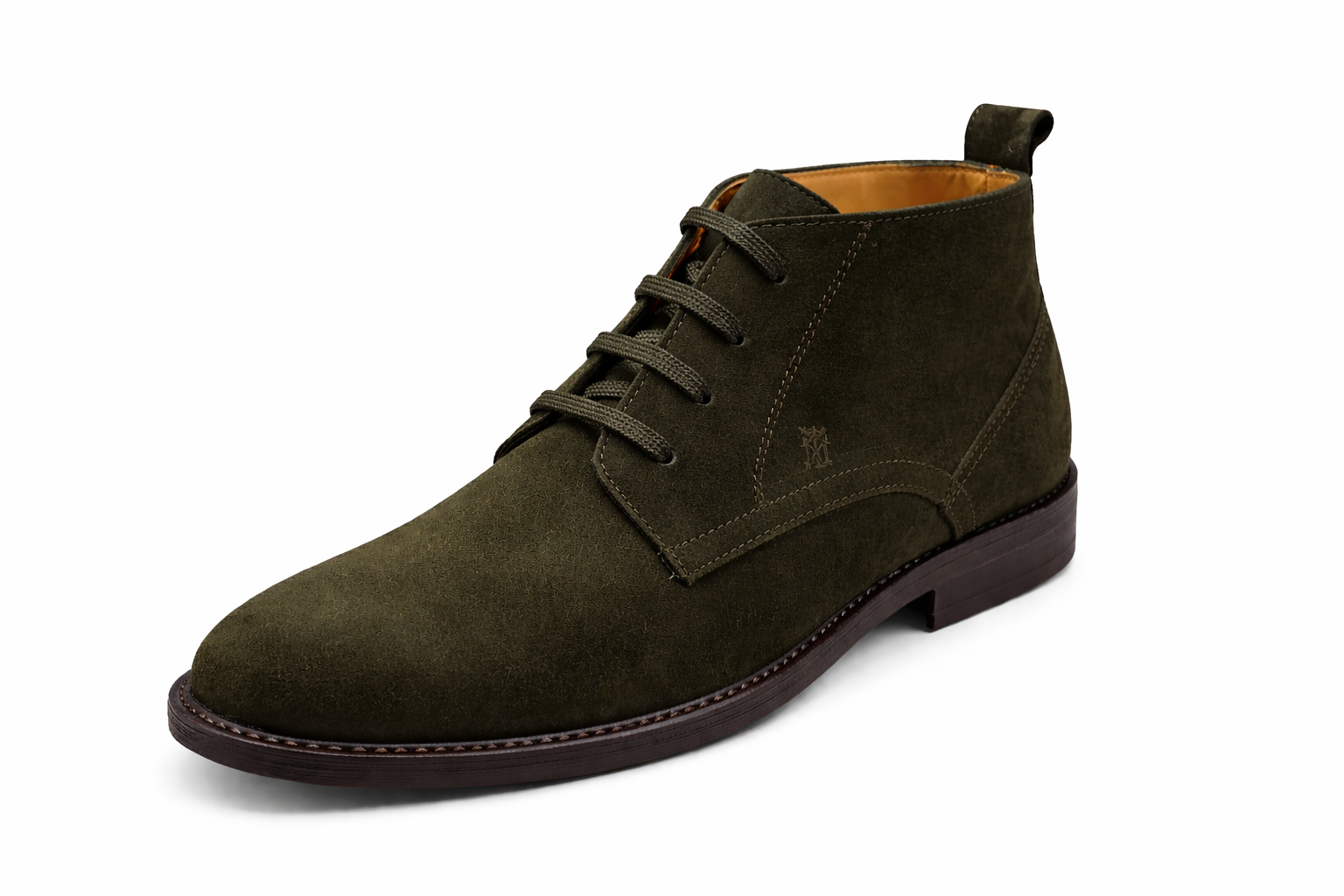 Heritage Suede Chukka Boots – Olive - Image 4