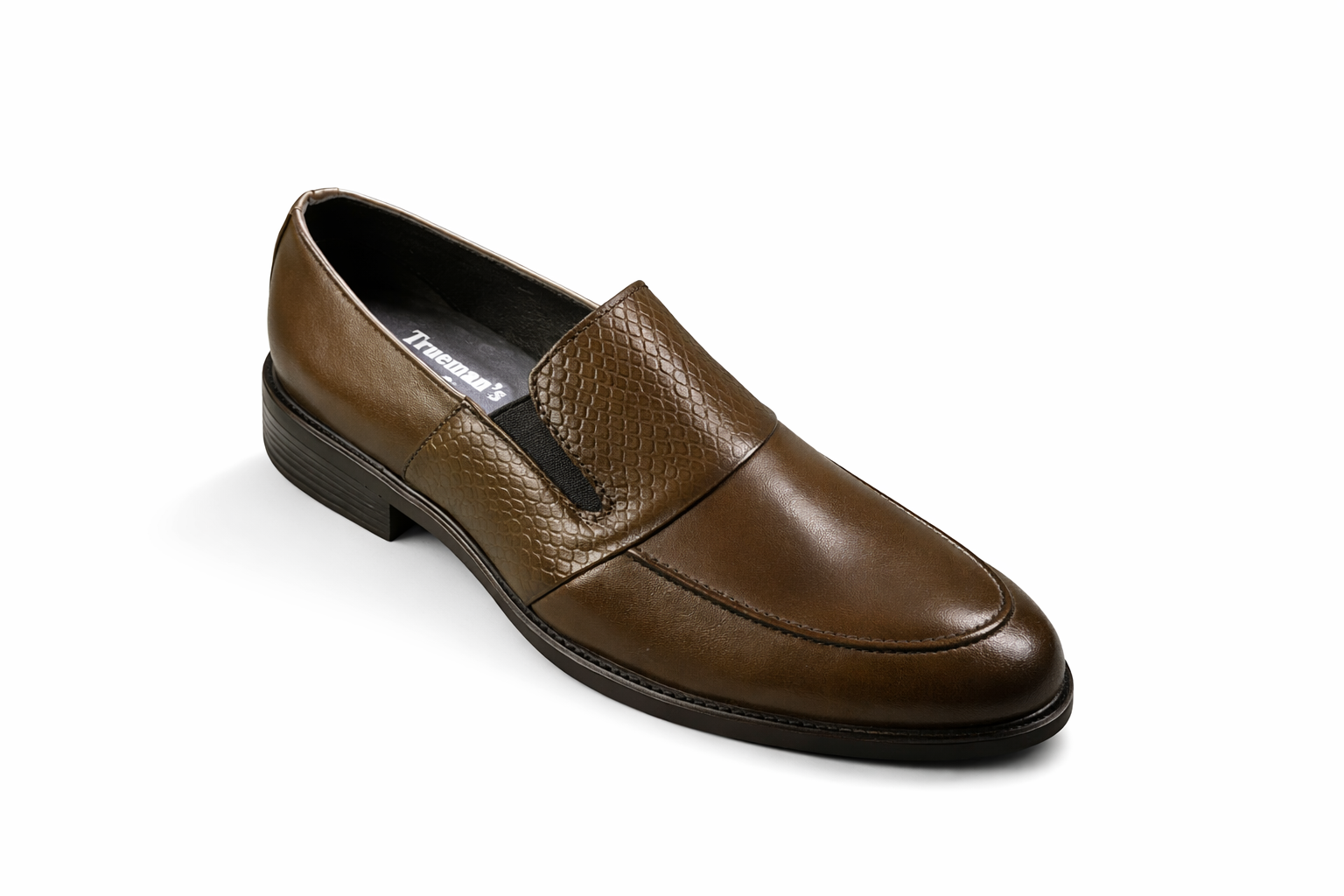 Aero Crust Leather Loafers – Brown - Image 3