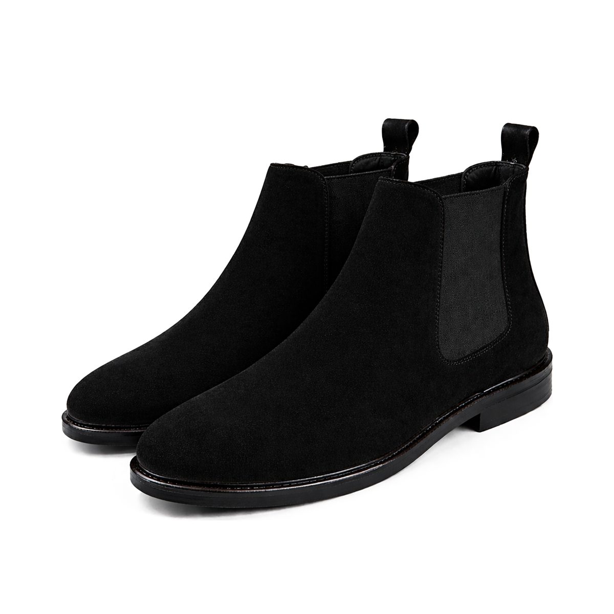 Alder Suede Chelsea Boots - Black