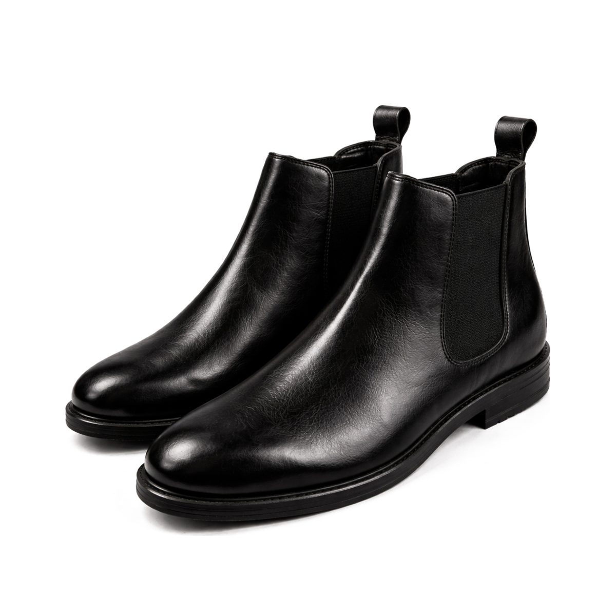 Mild Leather Chelsea Boots - Black