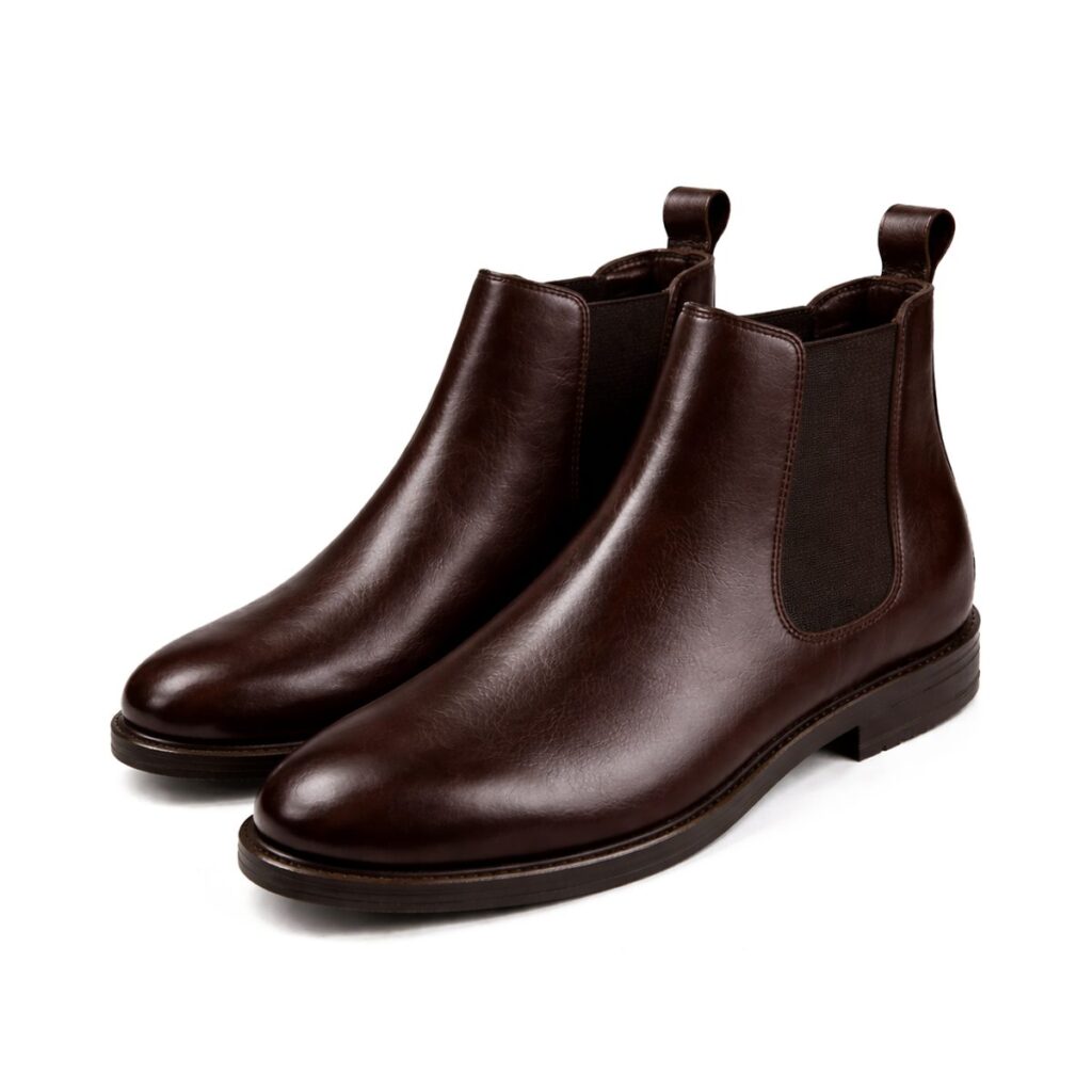 Mild Leather Chelsea Boots - Dark Brown