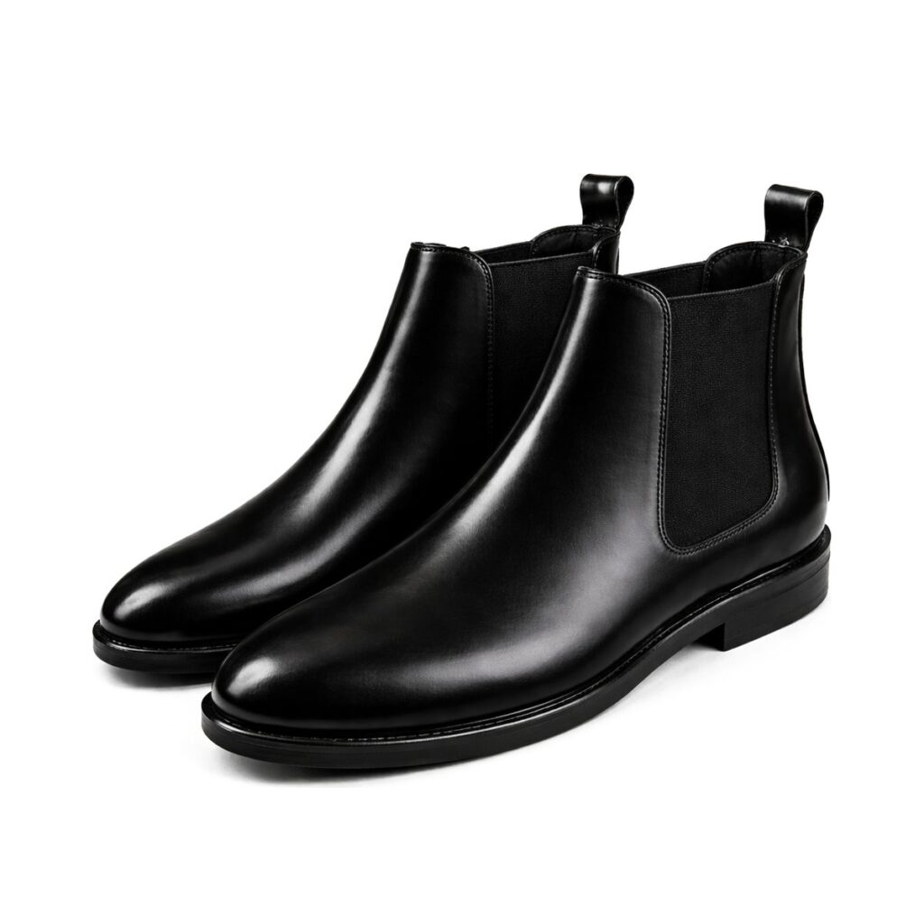Rowan Leather Chelsea Boots - Black