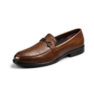 Sterling Crust Leather Loafers - Brown